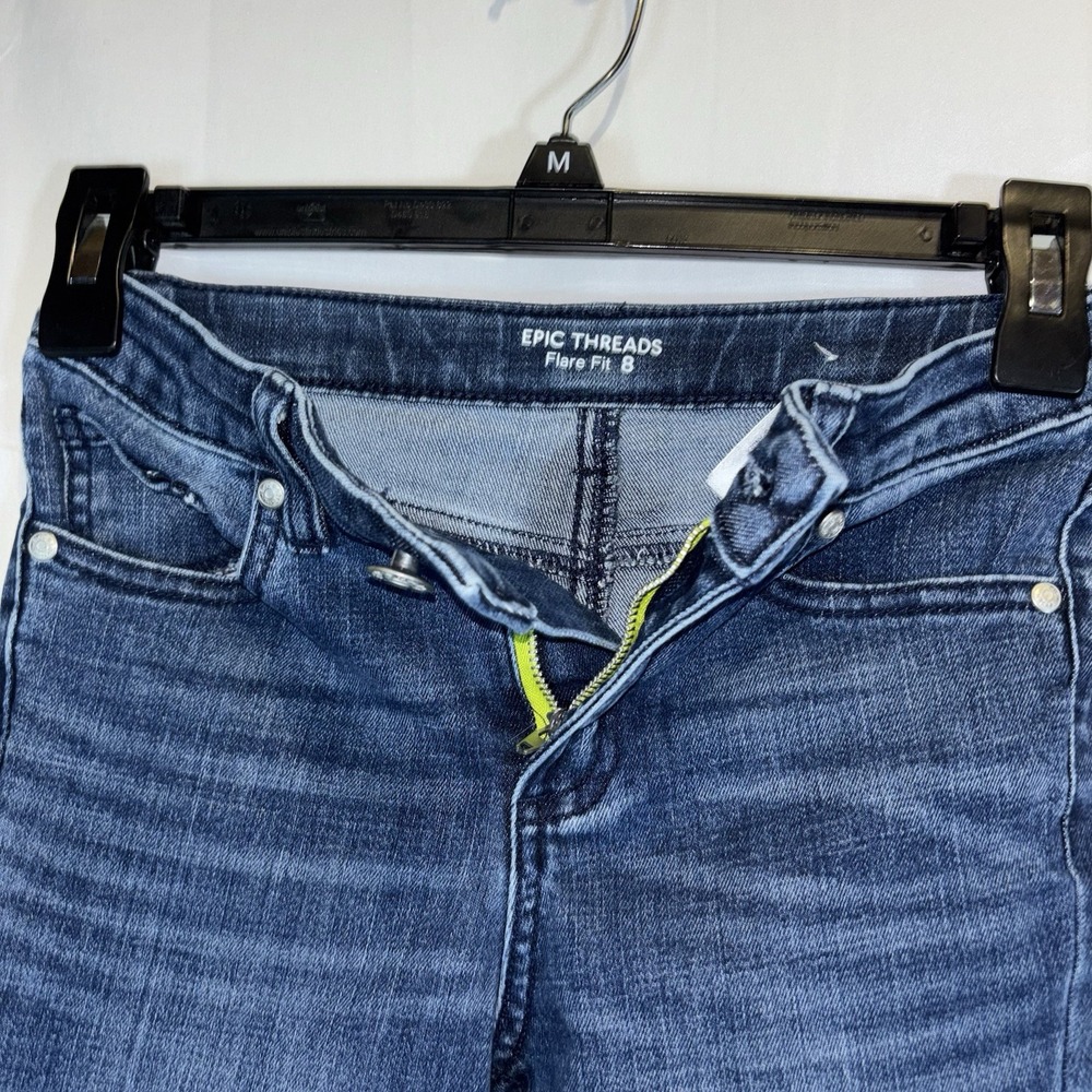Epic Threads Size 8 Girl Jeans Flare Fit Denim Rodeo Western Classic - Picture 5 of 5